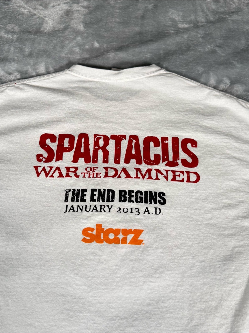Spartacus War Of The Damned TV Show Promo T Shirt Mens XL Mega Graphic - Picture 8 of 10